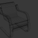 Modelo 3d poltrona Artek - preview