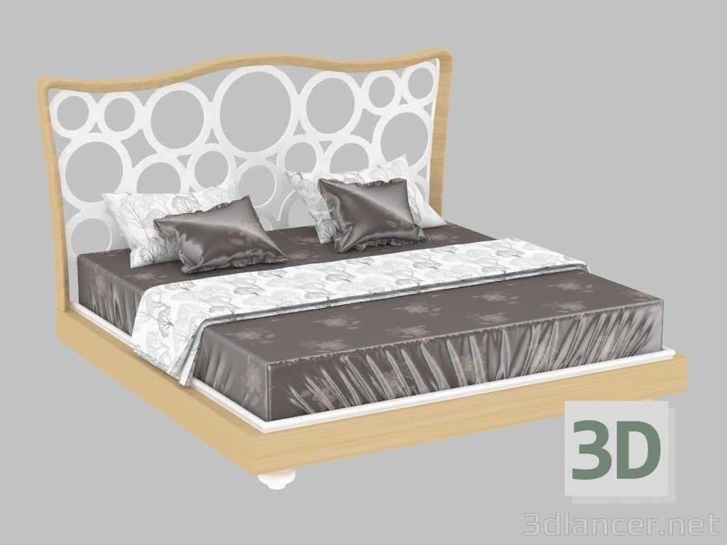 modello 3D Letto matrimoniale - anteprima