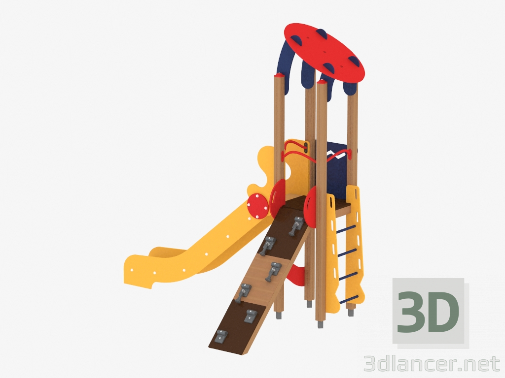 3d model Complejo de juegos para niños (1109) - vista previa