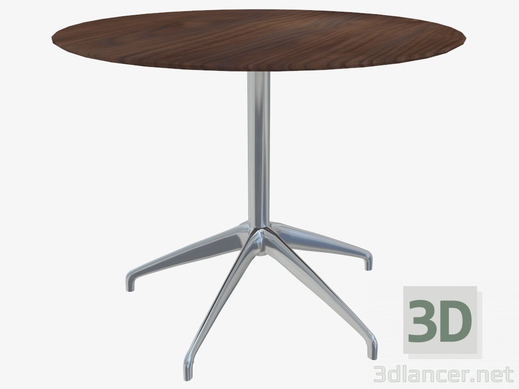 3d модель Стол кофейный (walnut 70x55) – превью