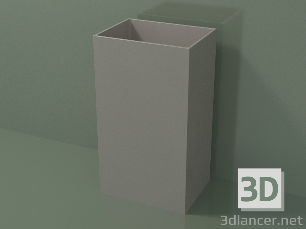 3d model Lavabo de pie (03UN26101, Clay C37, L 48, P 36, H 85 cm) - vista previa