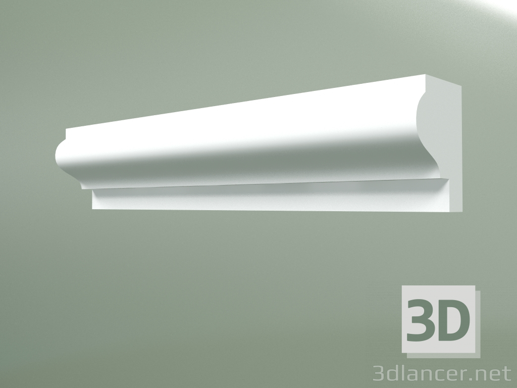 3d model Gypsum molding MT223 - preview