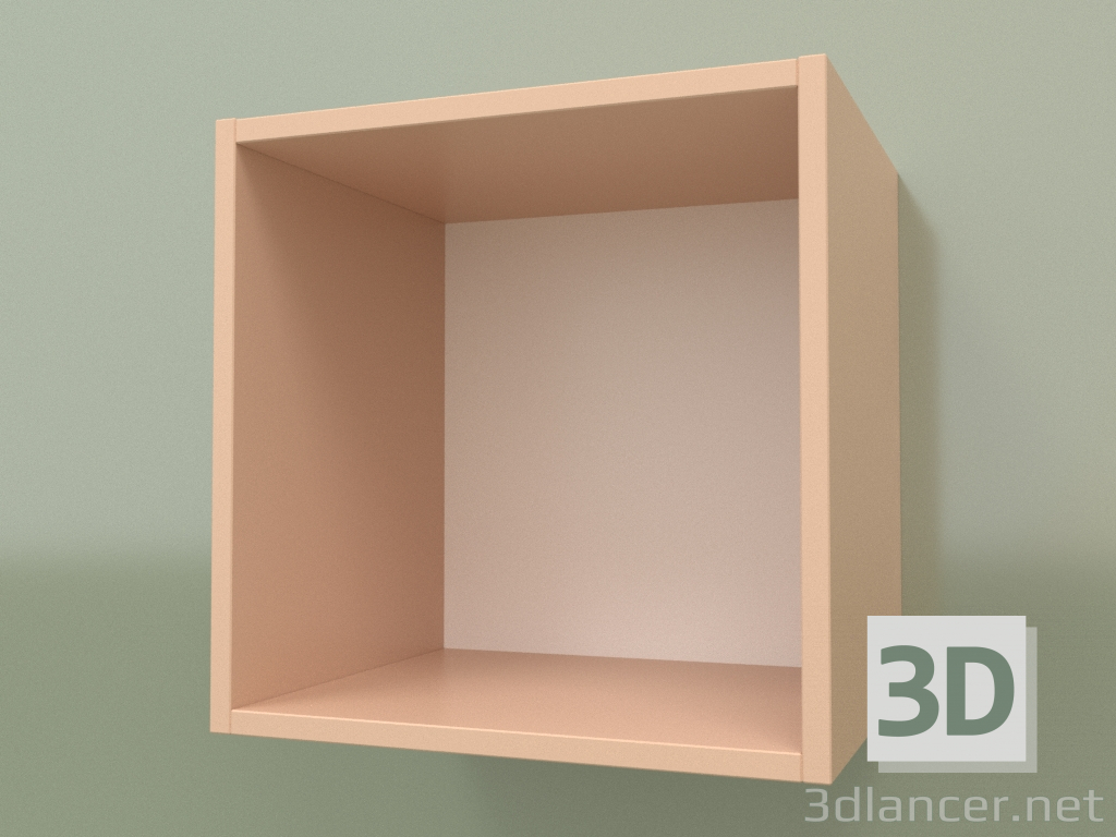 3d model Estante abierto con bisagras (jengibre) - vista previa