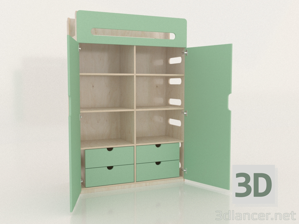 3D Modell Offener Kleiderschrank MOVE WF (WMMWF2) - Vorschau