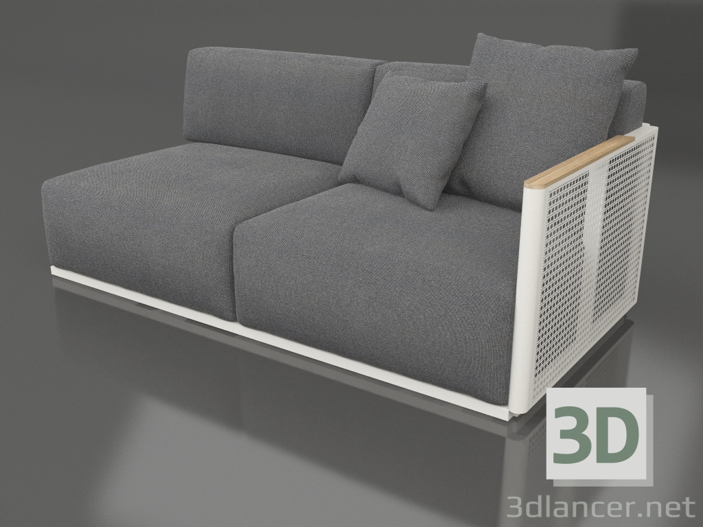 3D modeli Kanepe modülü 1. bölüm sağ (Akik gri) - önizleme