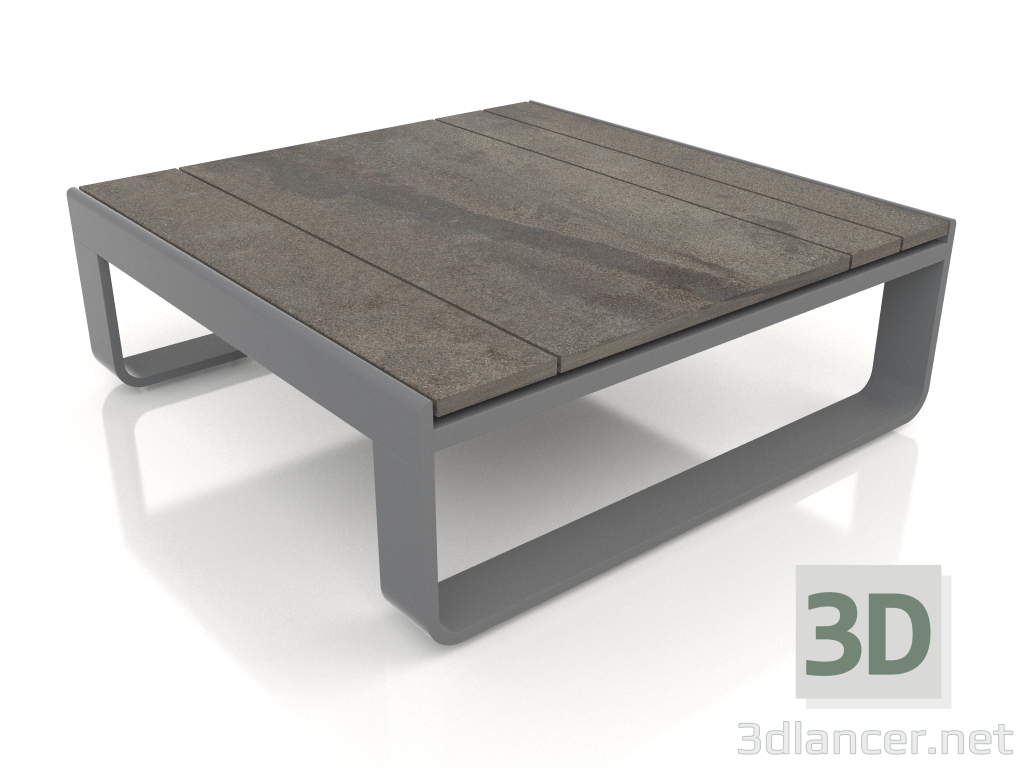 3d model Side table 70 (DEKTON Radium, Anthracite) - preview