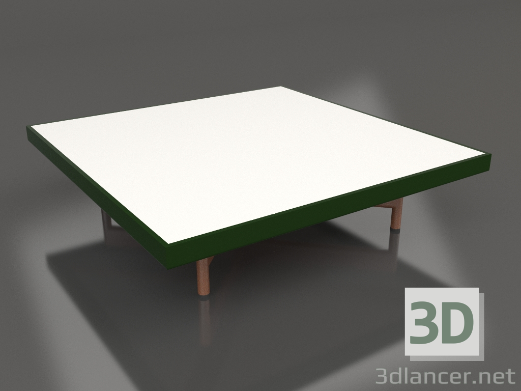 3D Modell Quadratischer Couchtisch (Flaschengrün, DEKTON Zenith) - Vorschau