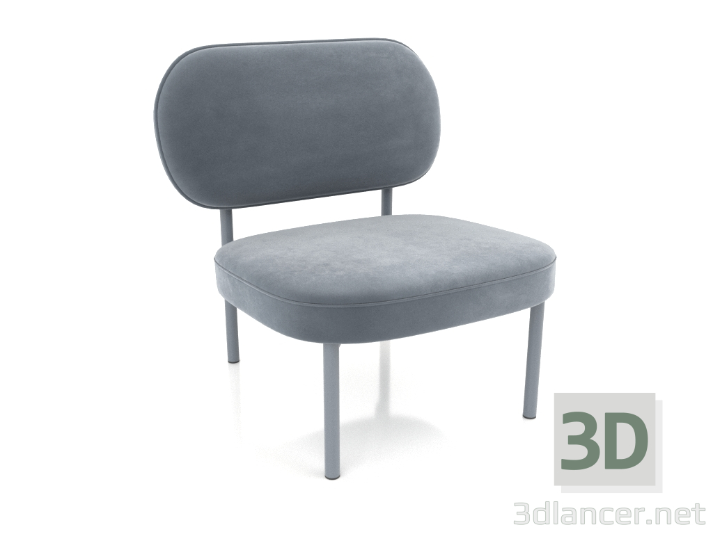 3D Modell Toptynych Sessel (Grau) - Vorschau