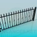 3d model Forged fence - preview