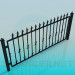 3d model Forged fence - preview