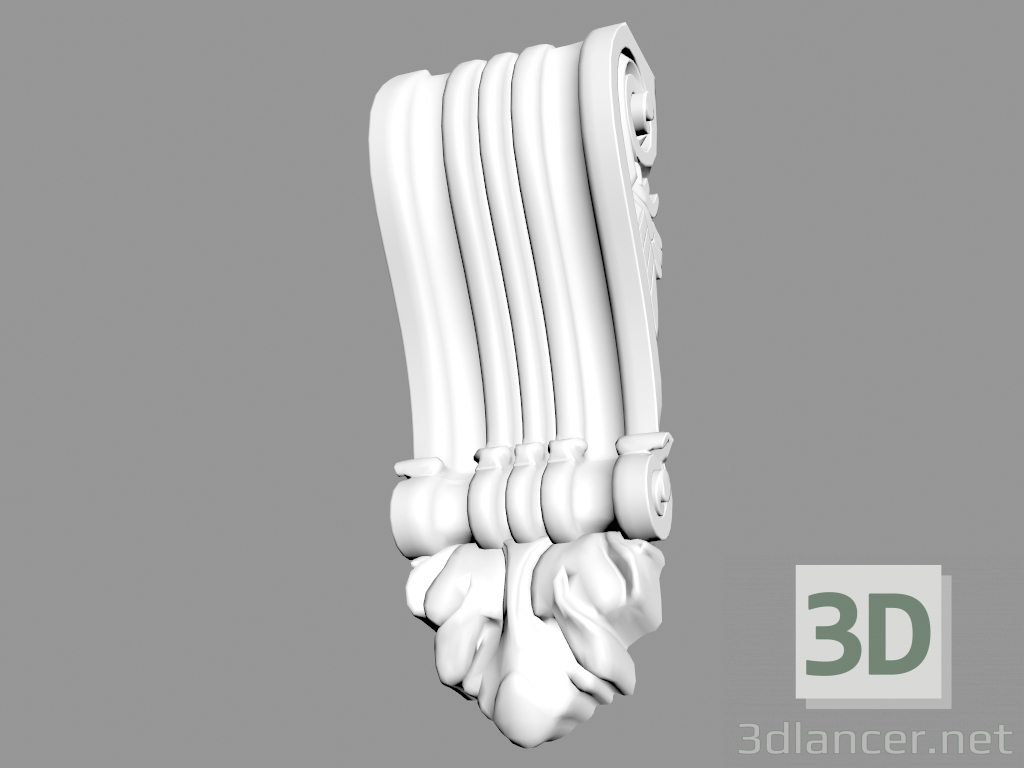 3D Modell Halterung B977 - Vorschau