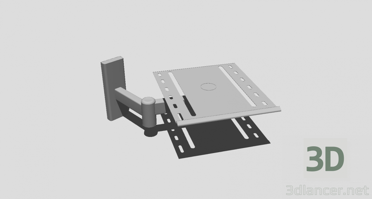 modèle 3D Support TV - preview