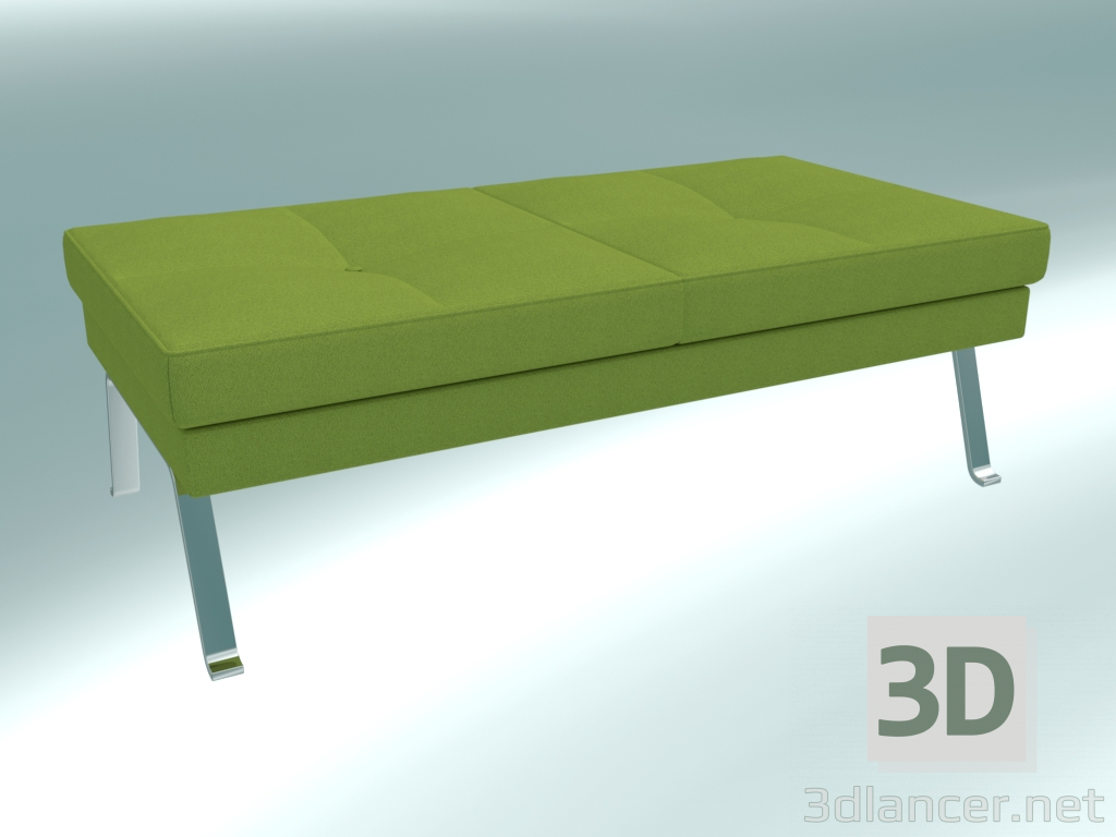 3d model Double pouf (20) - preview