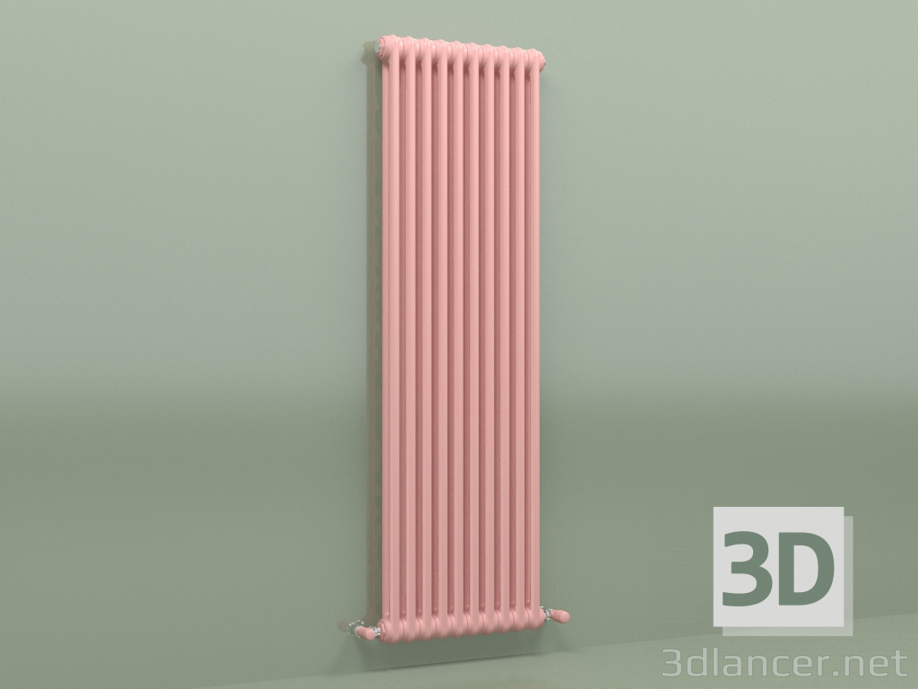 3D modeli Radyatör TESI 2 (H 1500 10EL, Pembe - RAL 3015) - önizleme