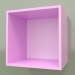 3d model Hinged open shelf (Iris) - preview