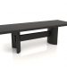 3d model Bench VK (1200x400x350, wood black) - preview