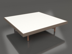 Quadratischer Couchtisch (Bronze, DEKTON Zenith)