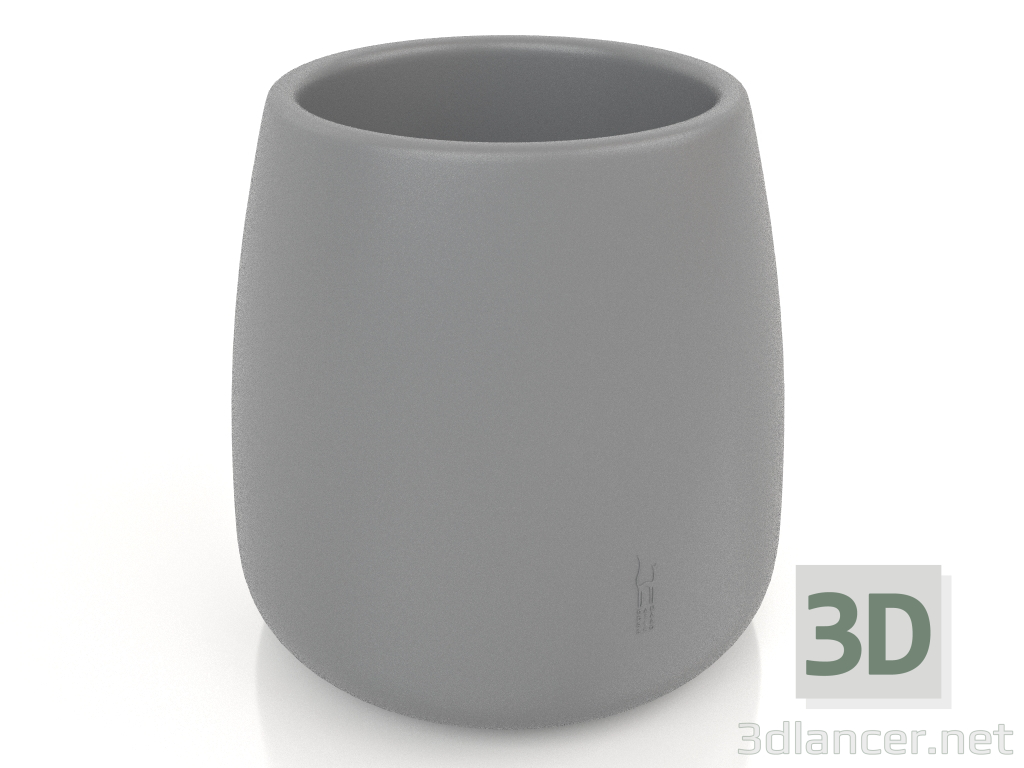 modello 3D Vaso per piante 1 (Antracite) - anteprima