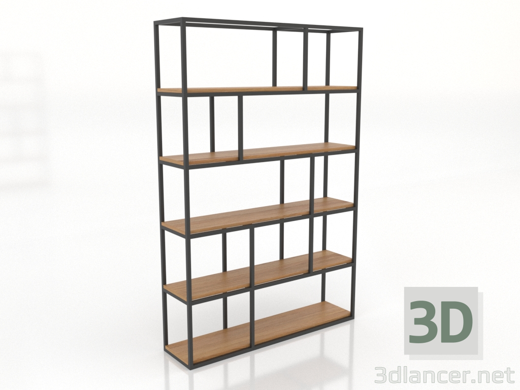 modèle 3D Étagère (chêne naturel) - preview modèle 3D Étagère (chêne naturel) - preview