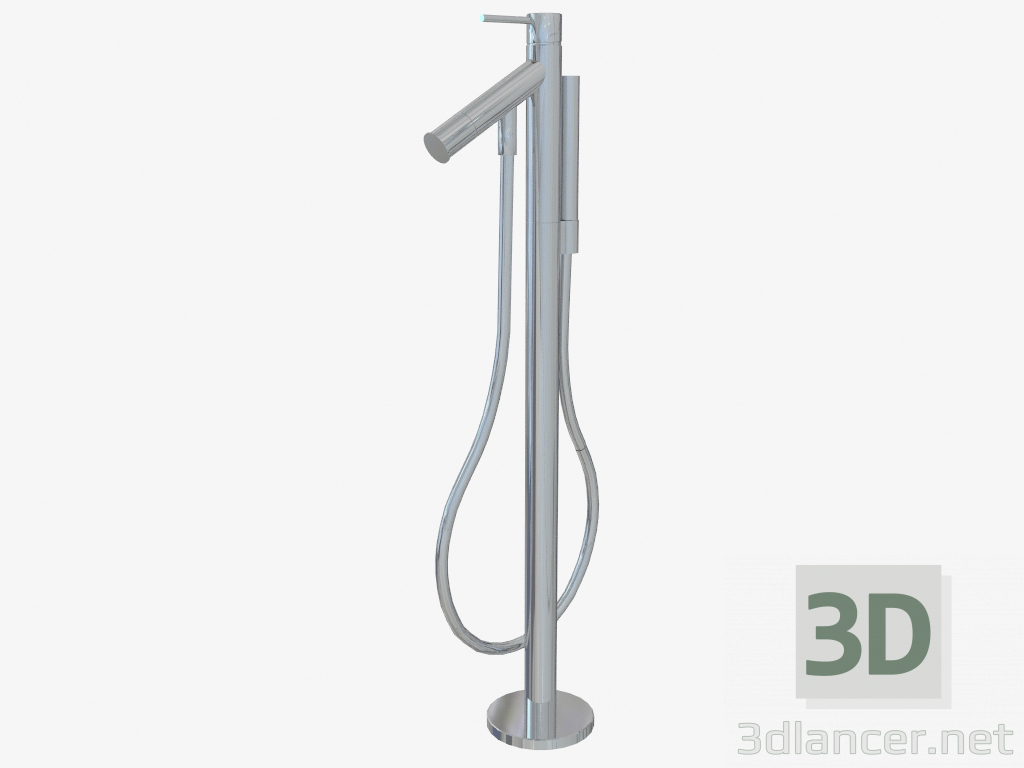 Modelo 3d Misturador para banheira com base vertical - preview