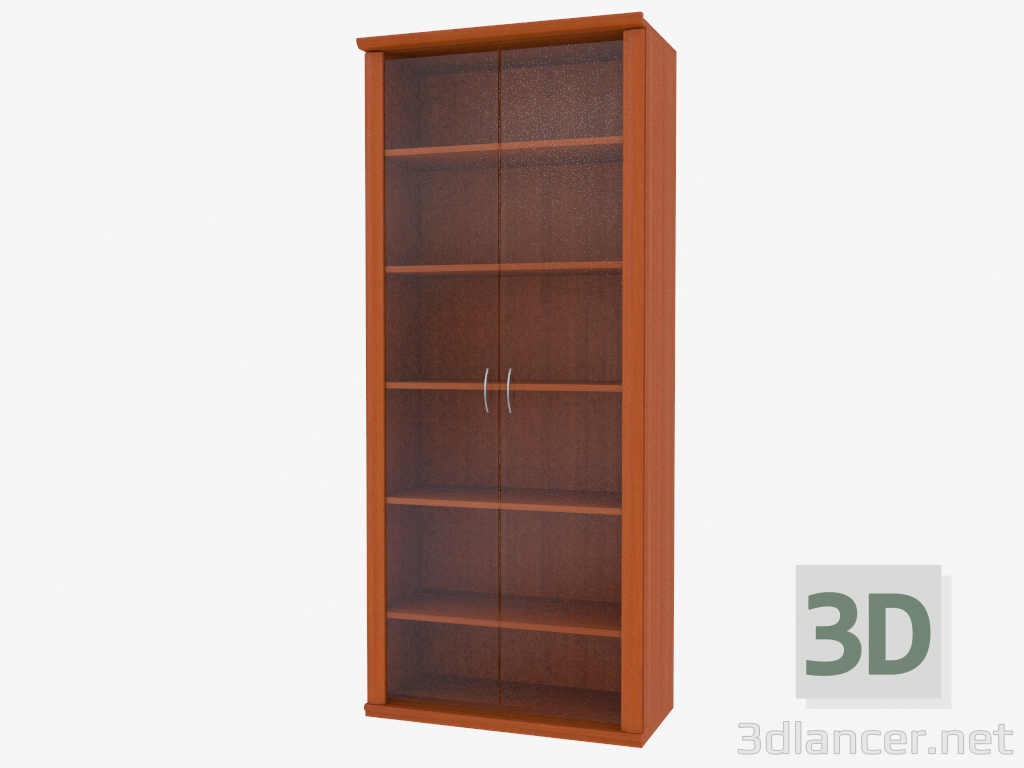 3d model Estante con puertas de vidrio (9701-14) - vista previa