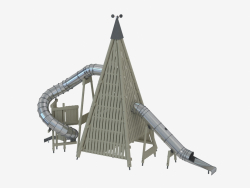 Children's game complex Pyramid (SL1103)