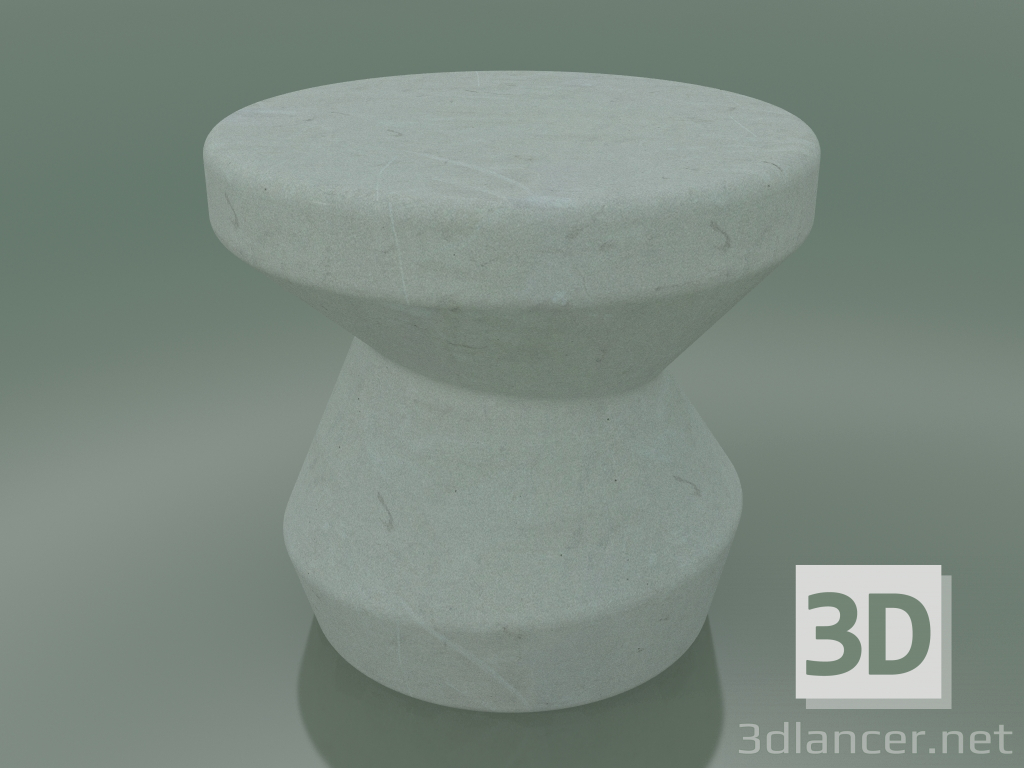 Modelo 3d Mesa de apoio, tamborete InOut (47, cerâmica branca) - preview