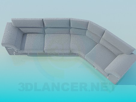 3d model Sofá - vista previa