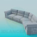 3d model Sofa - preview