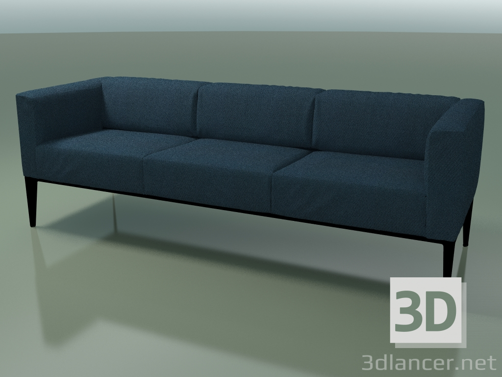 3d model Sofá triple 1402 (V39) - vista previa