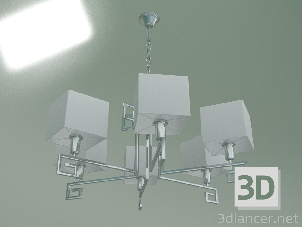 3d model Suspended chandelier Alma 60115-6 (chrome) - preview