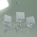 3d model Suspended chandelier Alma 60115-6 (chrome) - preview