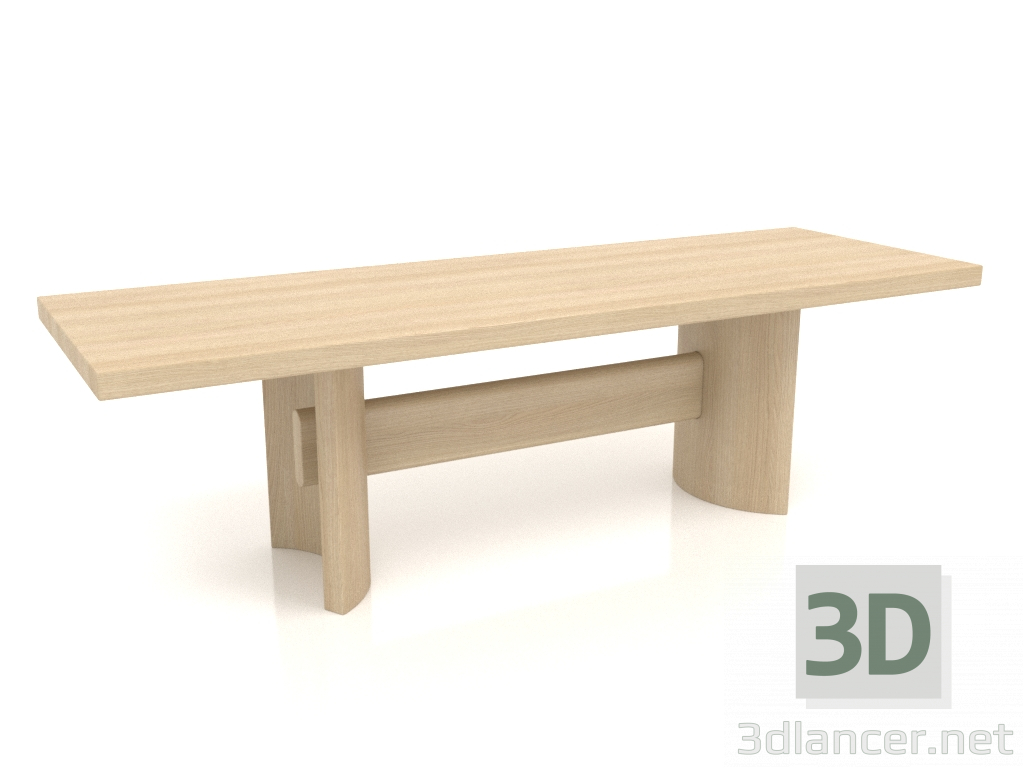 3d model Banco VK (1200x400x350, blanco madera) - vista previa