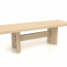 3d model Bench VK (1200x400x350, wood white) - preview