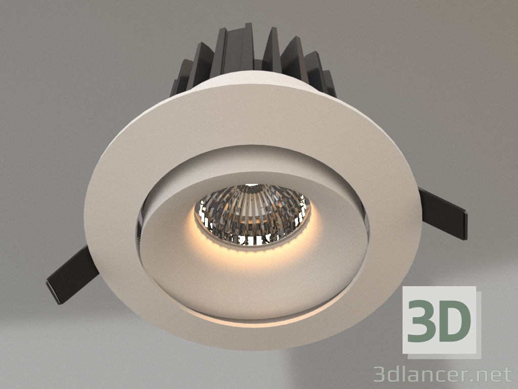 3D Modell Einbauleuchte (C0075) - Vorschau