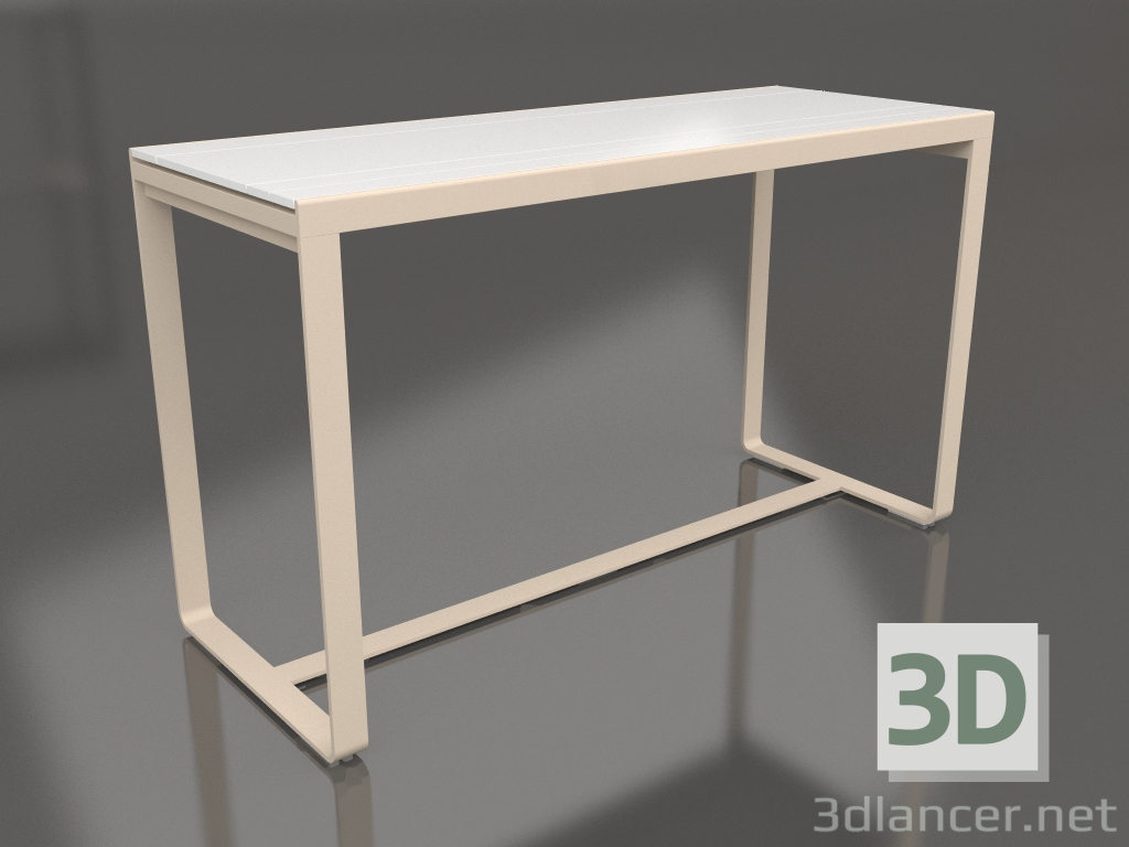 3d model Mesa de bar 180 (Polietileno blanco, Arena) - vista previa