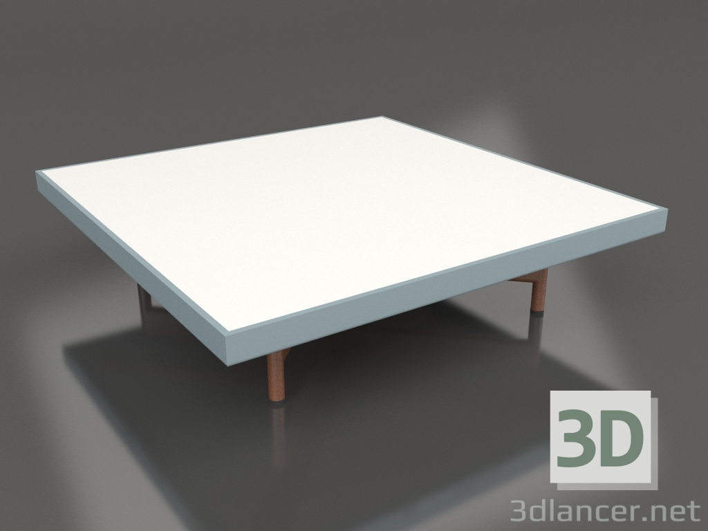 3D Modell Quadratischer Couchtisch (Blaugrau, DEKTON Zenith) - Vorschau