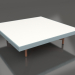 3D Modell Quadratischer Couchtisch (Blaugrau, DEKTON Zenith) - Vorschau