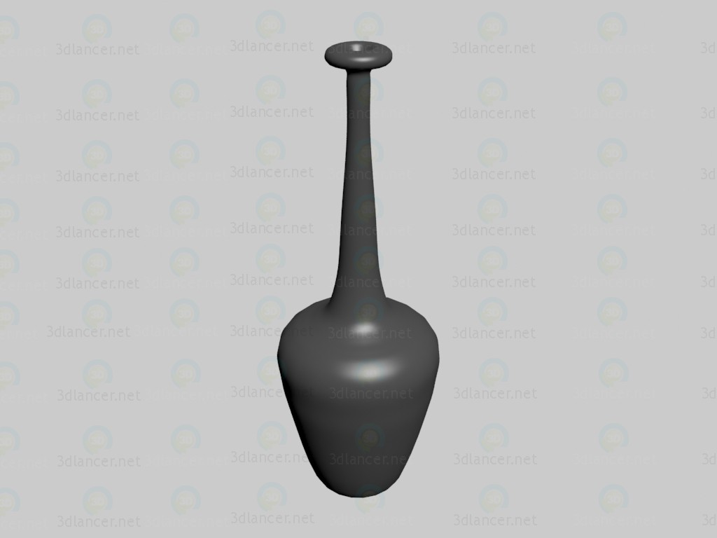 3d model Vase Petra (black) - preview