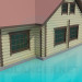 Modelo 3d Cabana, cabana - preview