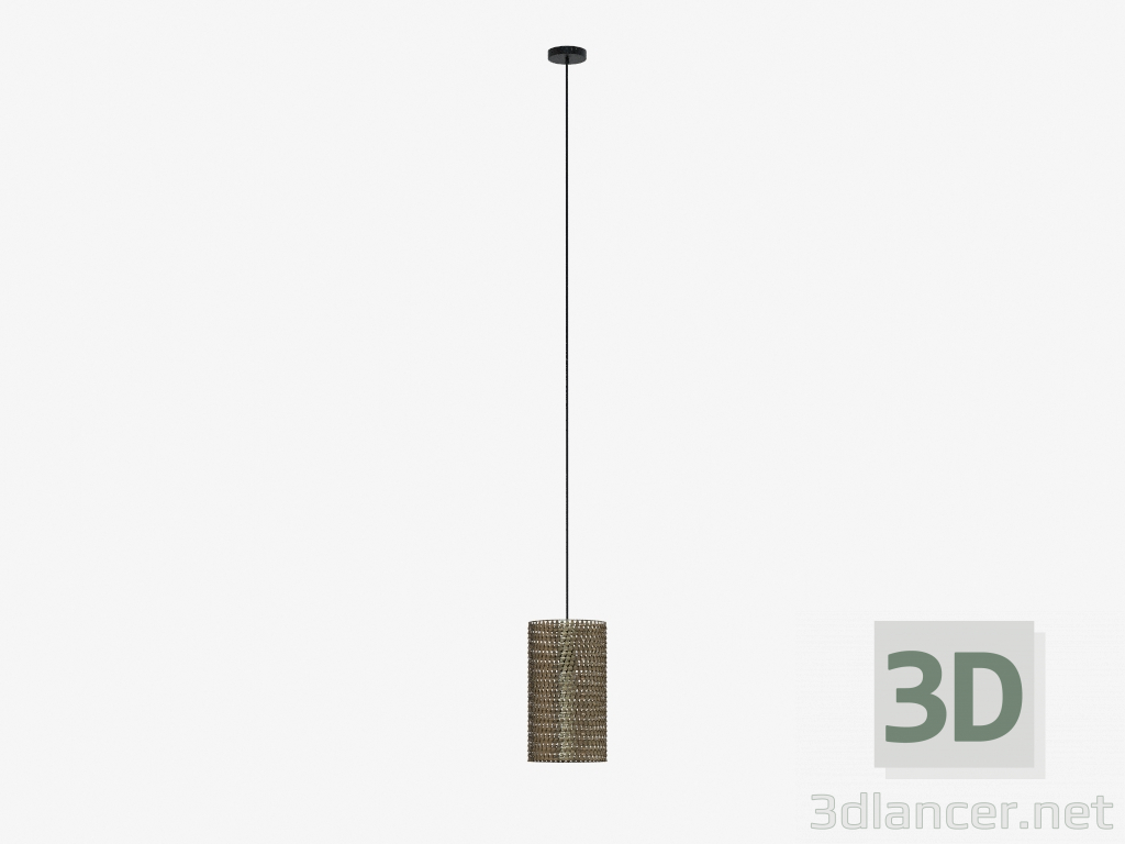 Modelo 3d Lâmpada suspensa Mesh Gold - preview