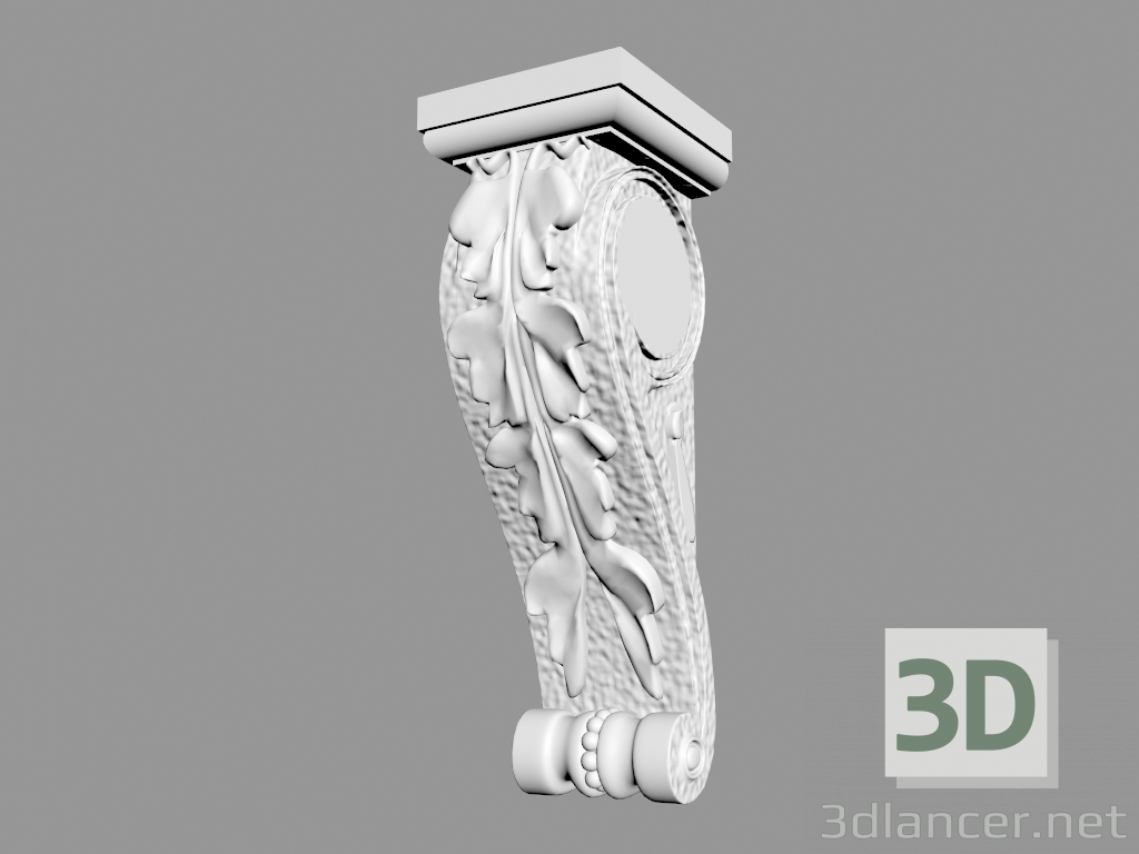 modello 3D Staffa B979 - anteprima