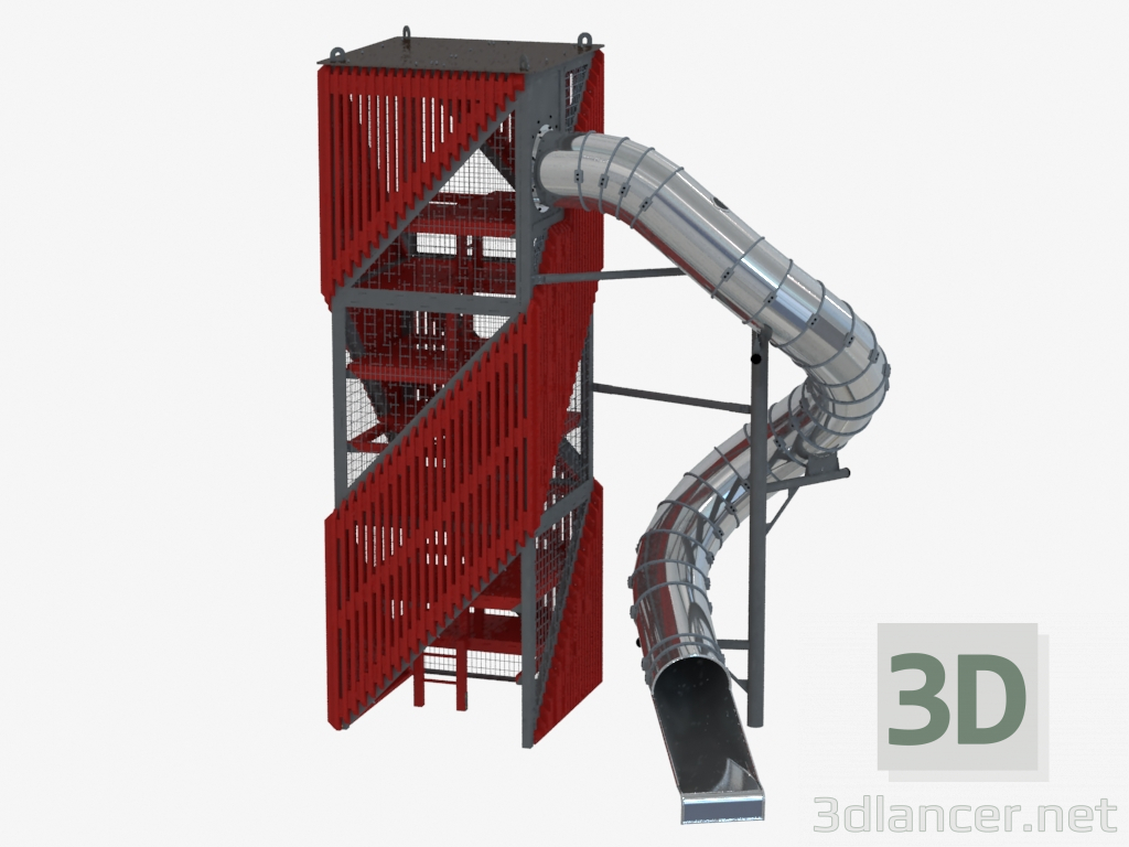 Modelo 3d Complexo de brincadeiras para crianças (SL1104) - preview