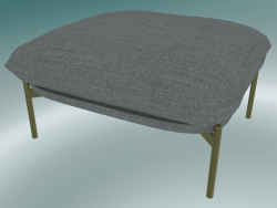 Pouffe Cloud (LN4, 78x74 H 40cm, Jambes Bronzées, Hot Madison 724)