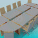 3d model Table for conferences - preview