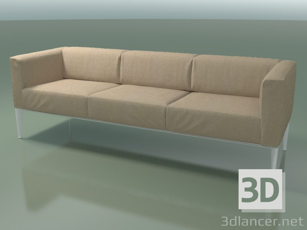 3d model Sofá triple 1402 (V12) - vista previa