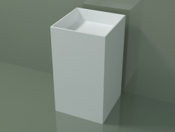 Lavabo sur pied (03UN26301, Glacier White C01, L 48, P 50, H 85 cm)