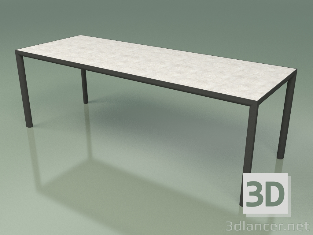 modèle 3D Table à manger 003 (Metal Smoke, Gres Clay) - preview