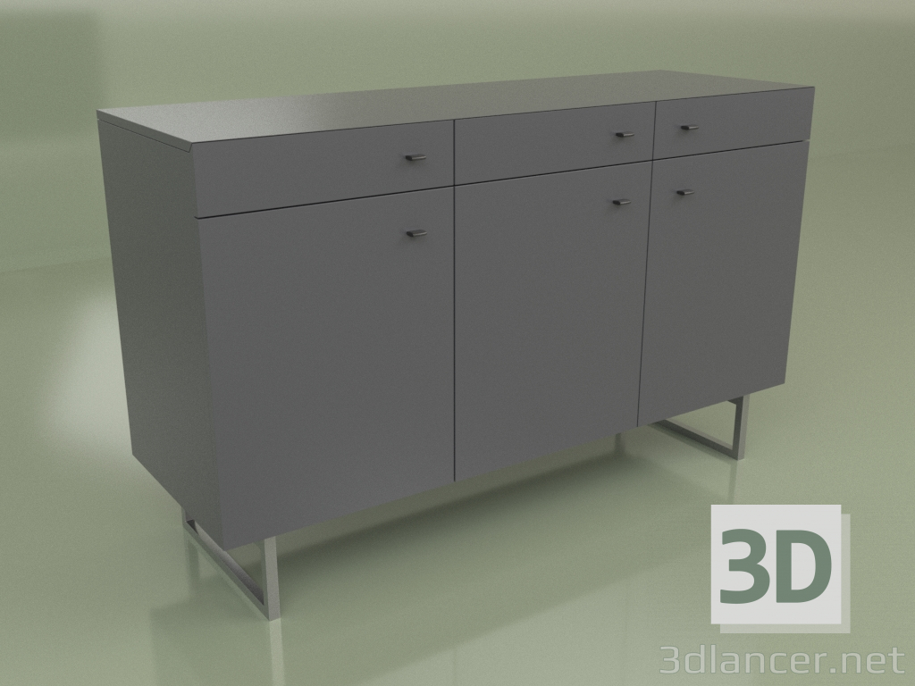 Modelo 3d Cômoda Lf 230 (Antracite) - preview