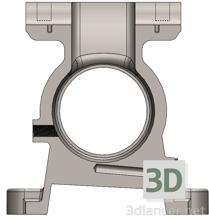 Getriebegehäuse 3D-Modell kaufen - Rendern